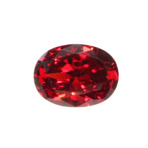 28.35ct 20x15mm 4가지 유형 다채로운 타원형 타원형 컷 보석 VVS AAA 지르콘 주얼리 웨딩 파티 반지 보석 장식, Red