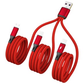 3 in1 멀티 충전 케이블 USB와 C 타입 마이크로 USB 커넥터 고속 충전 코드