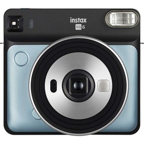 Fujifilm 후지필름 인스탁스 스퀘어 SQ6 인스턴트 필름 카메라 블러쉬 골드, Base_Aqua Blue, 1개