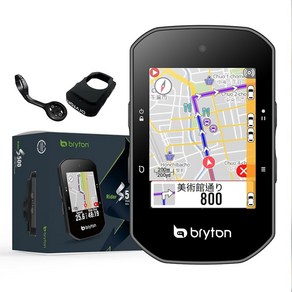 byton 브라이튼 Byton Ride S500 사이클 컴퓨터 사이콘 자전거용 내비 지도표시 GPS 탑재 터치스크린 무선 블루투스 ANT + 지원 (본체만), Ride S500（本体のみ), 1개