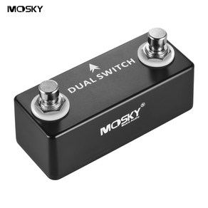 MOSKY DUAL 스위치 듀얼 풋 페달 풀 메탈 쉘, 화려한, 1개