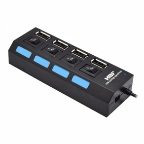 엠비에프 MBF-H04 블랙 USB 2.0 4포트 허브 무전원