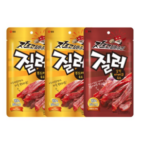 샘표 질러 부드러운 육포 70g 2개 + 갈릭 바베큐 육포 70g 1개