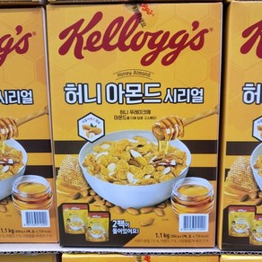 켈로그 허니아몬드 시리얼 550gx2입, 1.1kg, 1개