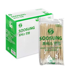 수성위재 솜면봉 긴면봉(15cm) 100개 x 10팩, 1개