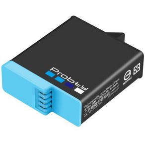 GoPoHeo 8 액션 스포츠 카메라 배터리 1680mAh 3 방향 고속 충전기 고프로 히어로 8 7 6 5 블랙 액세서리, 3) 1 Pc Battey, 1개