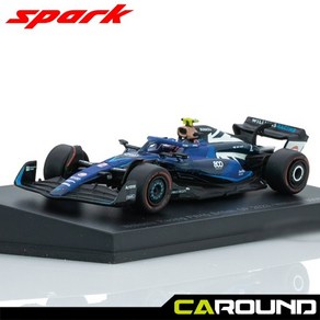 스파크 1:64 윌리엄스 레이싱 F1 Team FW-45 No.2 2023 영국 그랑프리 (윌리엄스 800번째 그랑프리) - 로간 사전트 (드라이버 포함) - Y352, 1개