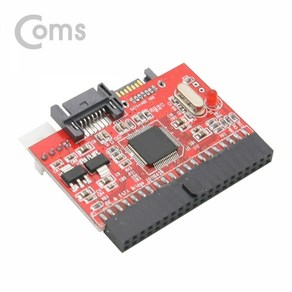 Coms [BS131] Coms SATA 컨버터(SATA HDD용) / SATA to IDE 컨버터(SATA케이블 50cm) / Red