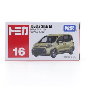 Tomica 모델 장식품 도요타 자동차 선물 TOMY 박스 장난감 No.16 장식 TAKARA 다이캐스트 시엔타