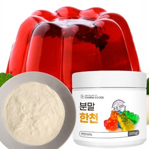 국산 한천가루젤리 한천가루 한천분말, 5개, 200g