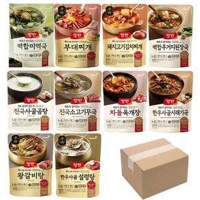 양반 즉석국 찌개 10종