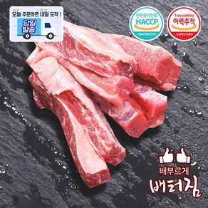 (배터짐) 수입산 곡물 소갈비살 구이용, 500g, 1개