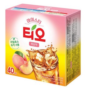 동서식품 티오 아이스티 복숭아맛 13g 40개입, 1개