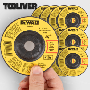 디월트 연마석 스텐 금속 철재 연마 그라인더날, 10개