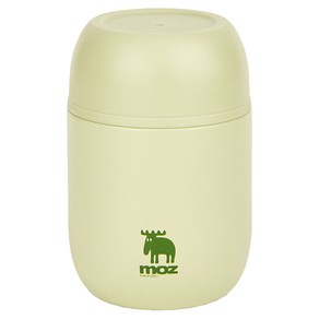 MOZ 스웨덴 316 스텐 푸드자 보온 도시락 보온 죽통 480ml, 포레스트그린, 1개