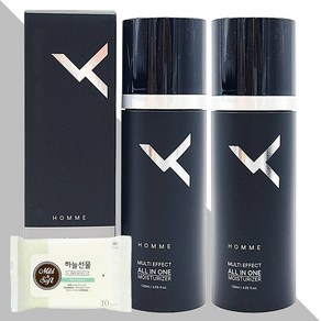 바찌 옴므 멀티 이펙트 올인원 모이스처라이저 120ml 2개(+하늘선물 물티슈 10매), 2개