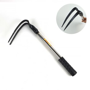 대진 용접 두발 괭이 42cm 잡초제거 곡괭이, 1개