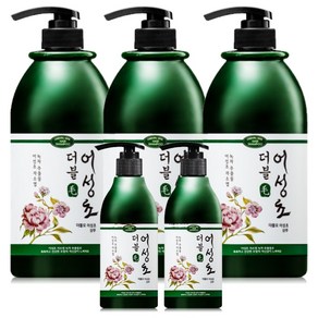 더블모 어성초샴푸 5종 세트 1000ml x 3 + 미스트 모발팩 샴푸300ml 중 2개 한방 두피 대용량, 더블모 어성초 샴푸 1000ml x 3개, [ED6]샴푸 300ml+샴푸 300ml, 1개