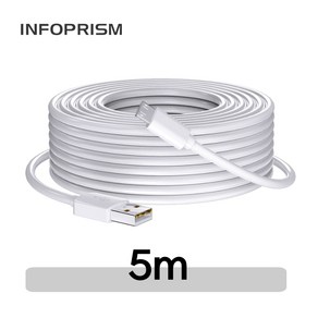 INFOPRISM / 마이크로 5핀 USB 고속 충전 케이블 3m 5m 8m 10m 12m 롱케이블 긴케이블, 1개