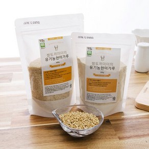 질마재농장 유기농현미가루 400g 2단계 중간입자, 1개