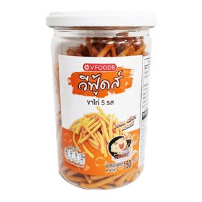 태국 VFOODS 테이스티스틱 비스킷 매콤한맛 150g 태국간식 수입과자 Tasty Sticks Biscuits Five Tasty, 1개