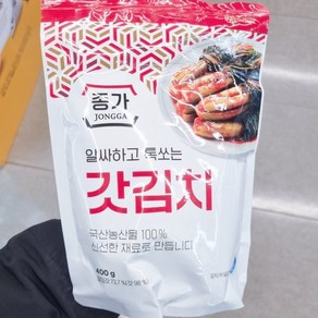 종가집 돌산 갓김치 0.4kg, 1개, 400g