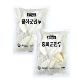 허만두 중화군만두 1.4kgx2봉, 1.4kg, 2개