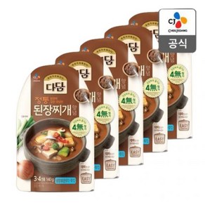 다담 정통된장찌개양념 140g X 5개, 정통된장찌개양념140GX5개