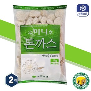 두레식품 미니돈까스, 1kg, 2개