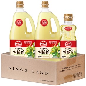 해표 식용유 콩기름 1.8L 2개 +해표 식용유 콩기름250ml