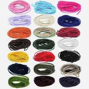 스트링고무 2~2.5mm 450cm(5마)(09-075), 카키, 1개