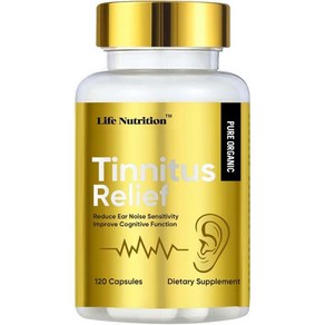 1200MG Tinnitus Relief Supplement Tinnitus Relief for Ringing Ears Relieve Ear Ringing & Reduce Ear