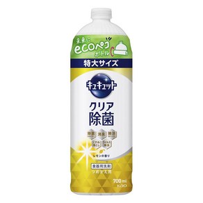 큐큣토 주방세제 거품이 팍! 레몬향 리필용 700ml, 1개