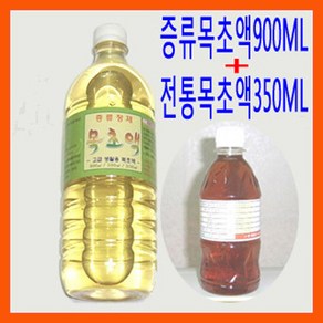 (증류목초액900ml+전통목초액350ml) // 참나무 참숯 목초액, 1세트