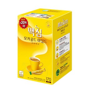 맥심 모카 골드 믹스커피(170T), 1개, 12g, 170개입