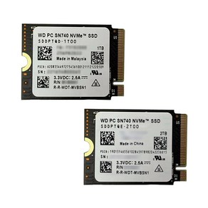 WD Steam Deck 교체 호환 SSD SN740 2230, 1T