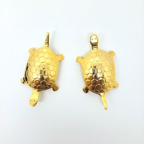 금 거북이 수저 받침대 2개당, 2개