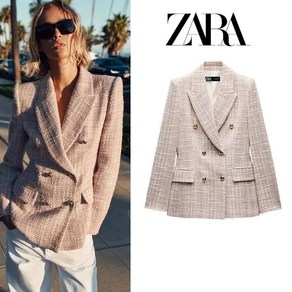 자라 연꽃 트위드자켓 ZARA