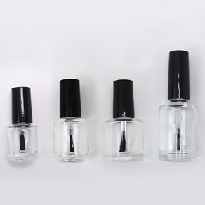 매니큐어 유리공병 오일 용기 브러시 솔포함 5ml/10ml/15ml