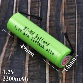 필립스 면도기 면도기 배터리 1.2V AA 충전식 배터리 2200mAh S550 HQ6090 HQ6095 HQ6920 HQ6090 H, 한개옵션0