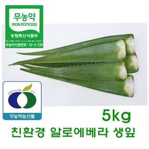 친환경 알로에베라 생잎5kg, 1개, 5kg