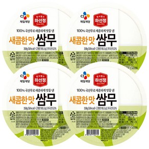 하선정 쌈무(새콤한 맛) 350g x 4입, 4개