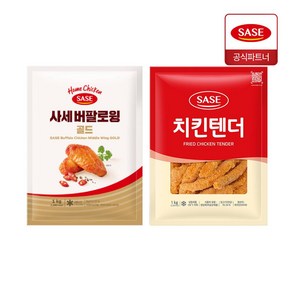 사세 버팔로 윙 골드 1kg + 치킨텐더 1kg, 1세트, 2kg