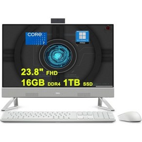 Dell Inspion 24 5430 올인원 데스크톱  23.8인치 FHD 안티 글레어 멀티터치 인텔 10코어 코어 7 150U i7-1355U 16GB DDR4 1TB S, 16GB DDR4  1TB SSD