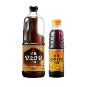 샘표 양조간장 701 1.7L + 501 500ml(증정 )기획세트, 1개