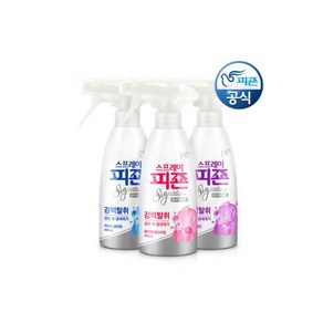 피죤 정전기방지 리치퍼퓸스프레이 200ml 3개 플라워, 섬유탈취제 스프레이피죤 490mlx3개 플라워