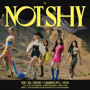 있지 (ITZY) 합본(3종버전) - Not Shy (3종버전/포스터종료/YPK1171)