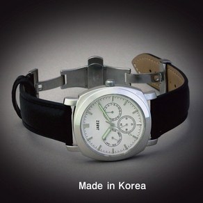 Made in Koea-JABES 야베스 Multi-function Watch Buttefly(Two touch) Buckle 버클교체용이 멀티펑션시계 야광 ko-792M