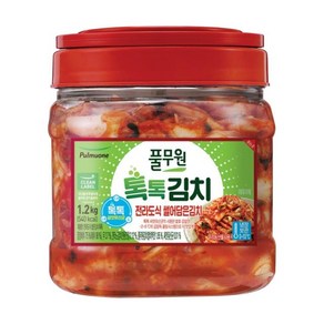 풀무원 톡톡 전라도식 썰은김치 PET, 1개, 1.2kg