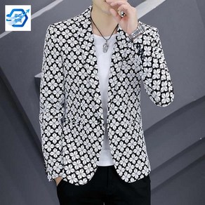 꽃무늬 무대복 드레시 남성 댄스복 간절기 자켓 정장